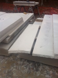 Limestone for custom designed residence