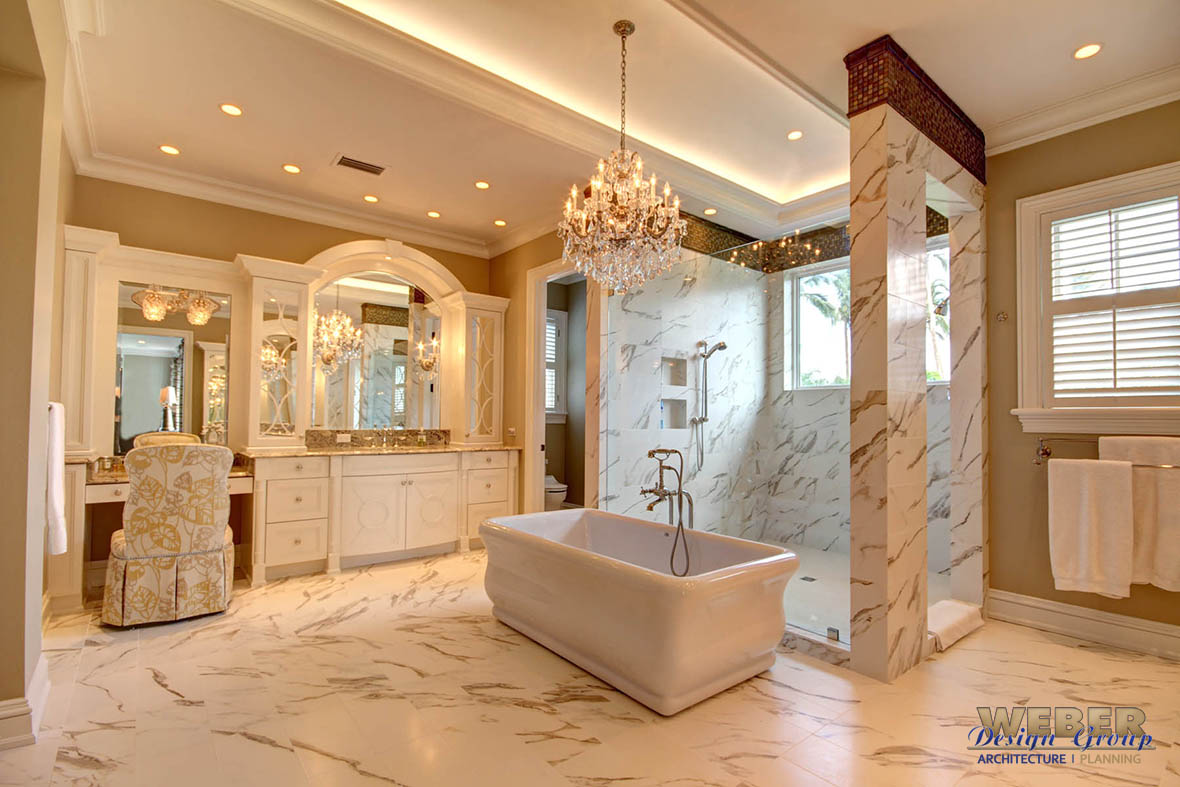 prestige master bathroom