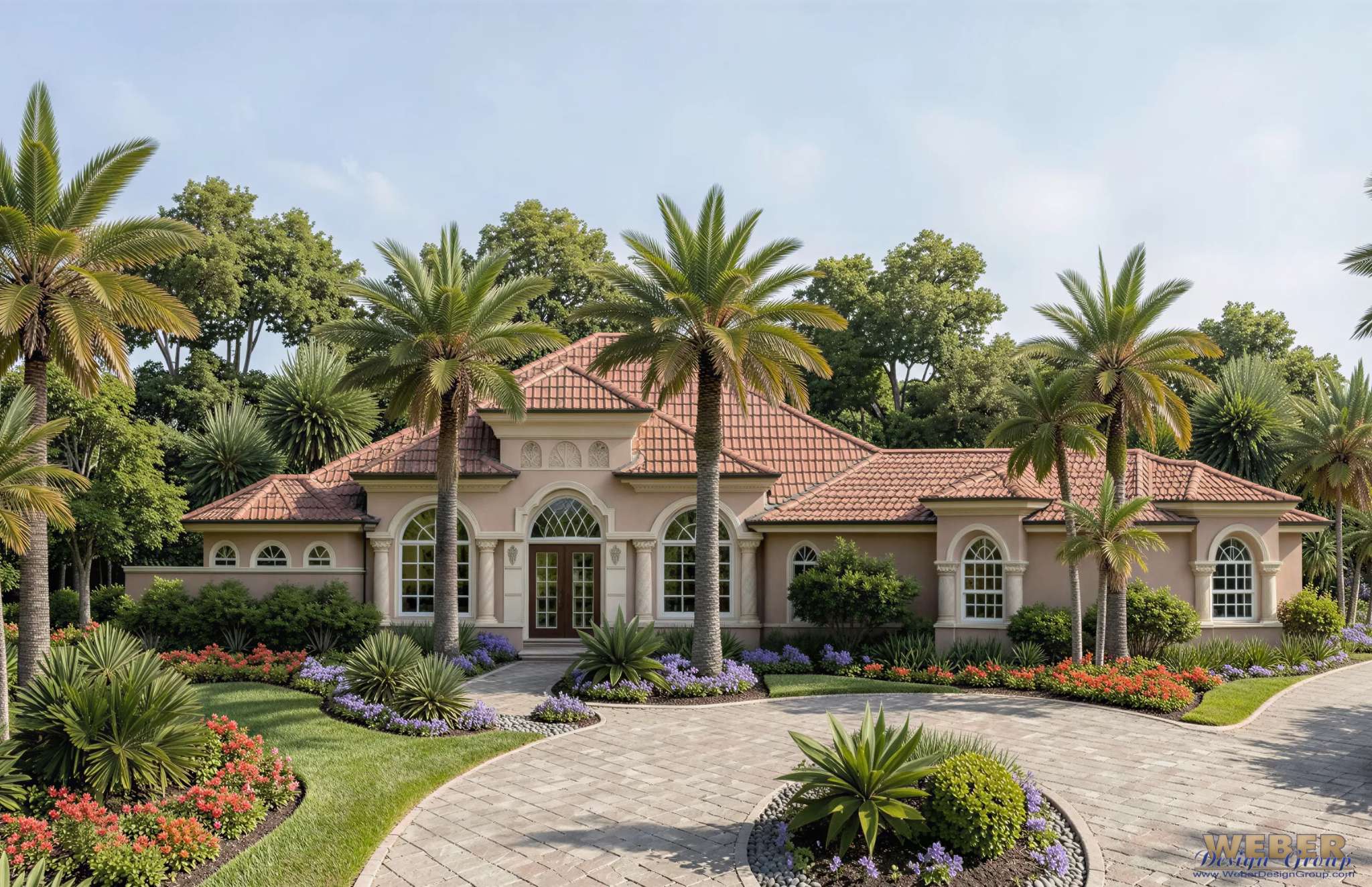 Colonnade House Plan