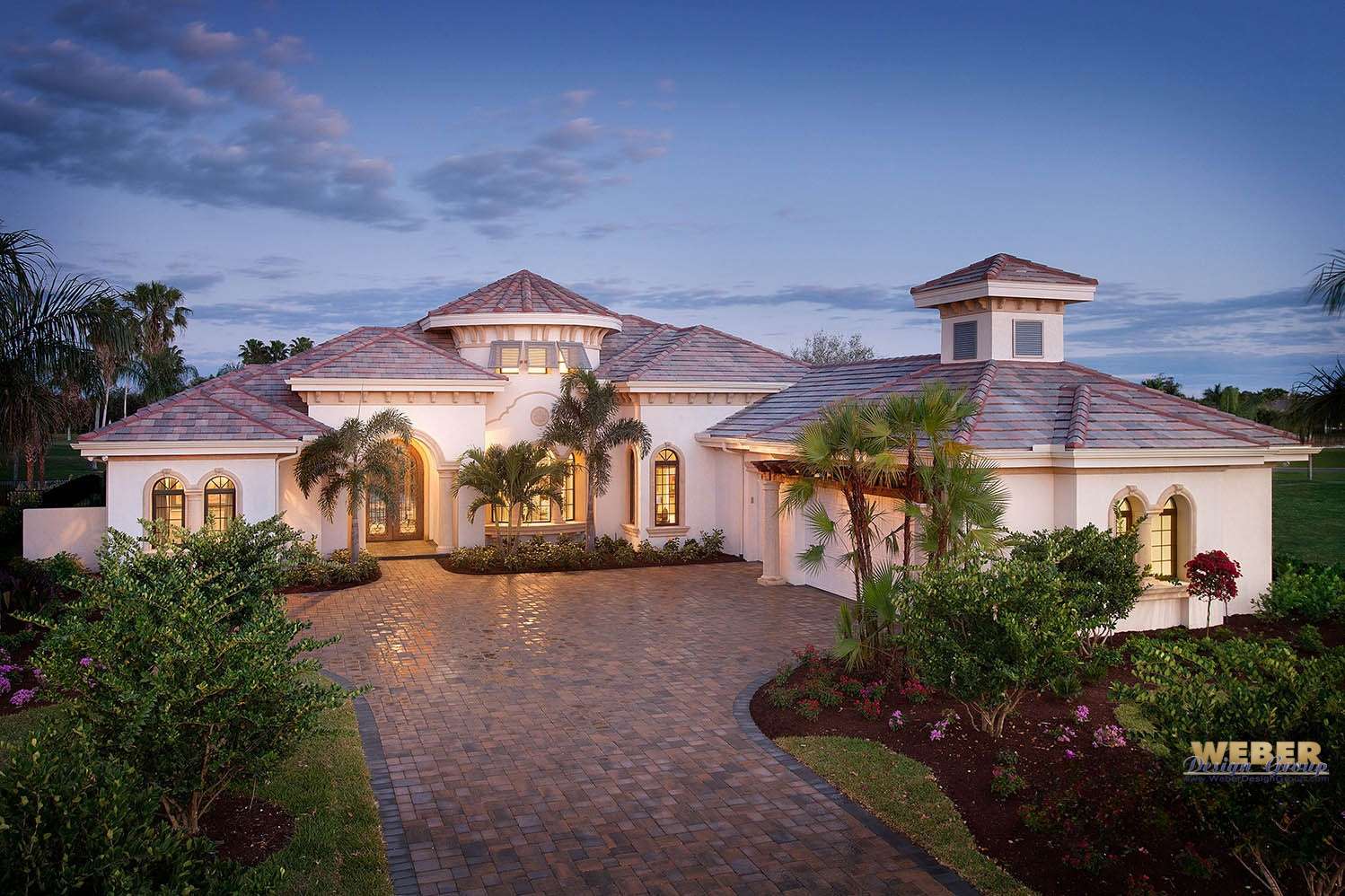 Fresno Home Plan | Mediterranean One-Story Luxury House, image size:1498x998