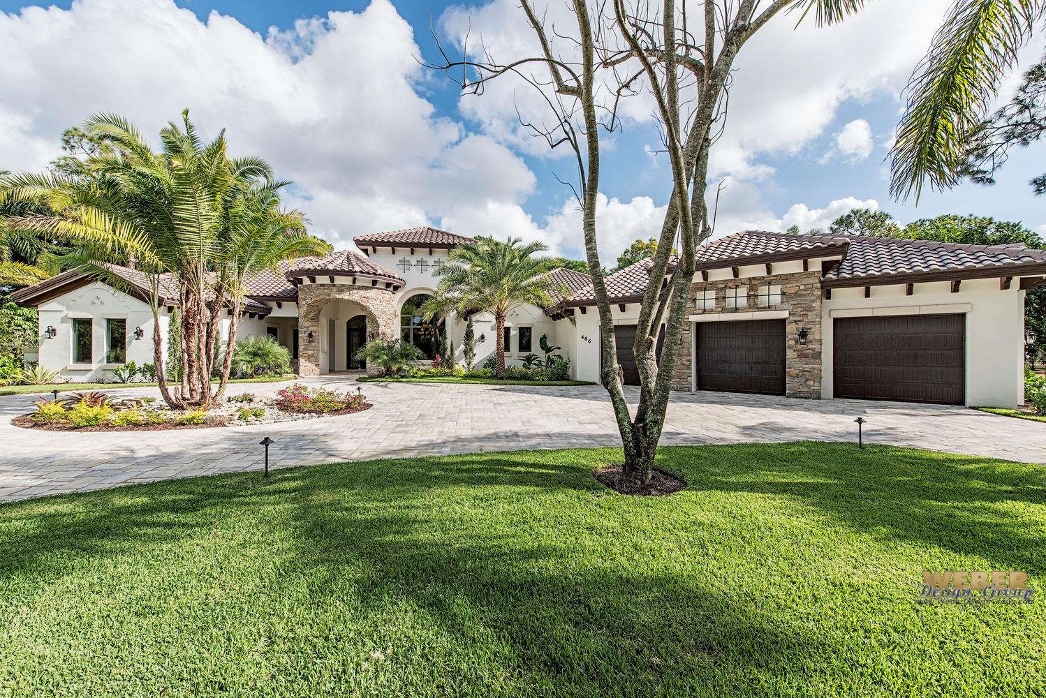 El Sueno Home Plan – Mediterranean Luxury One-Story House Plan | Weber  Design Group, image size:1498x1000