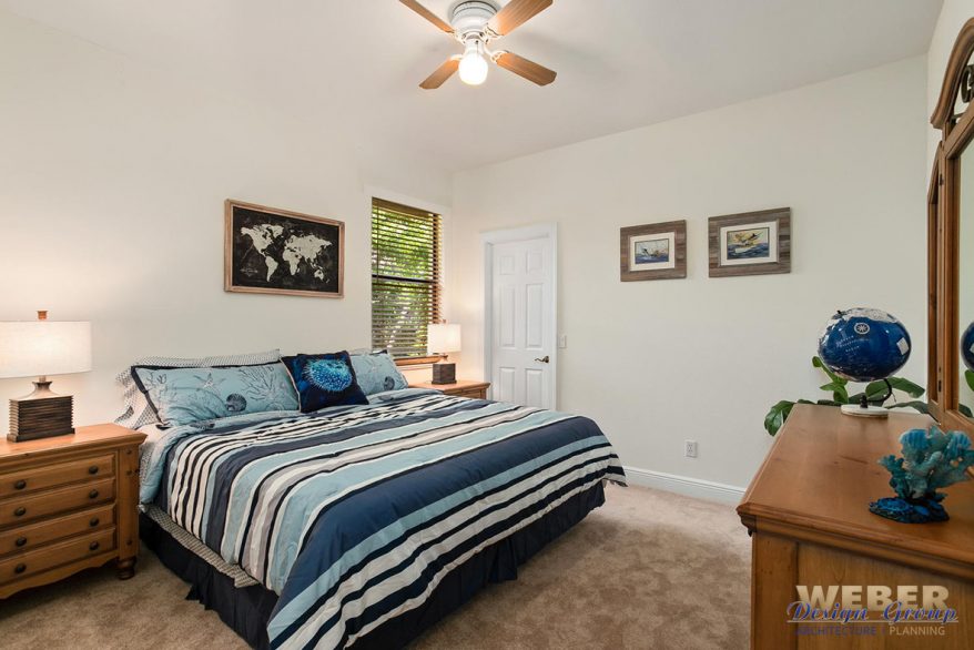 bedroom in home plan