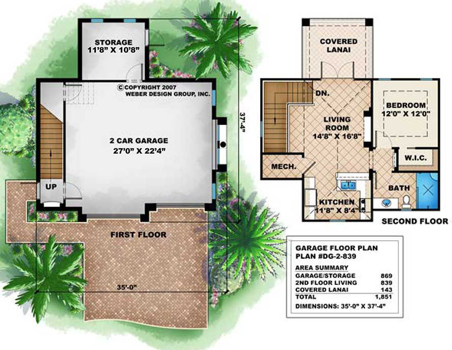 Floor Plans 2 Story Garage