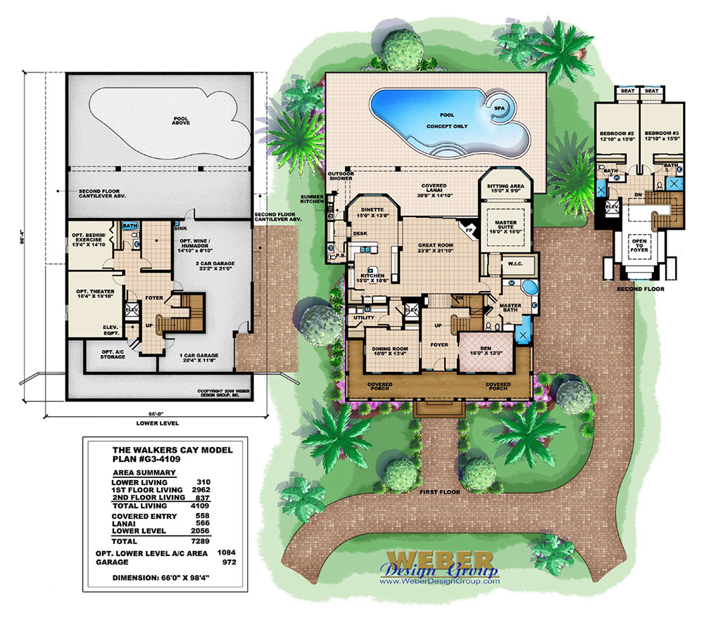 Barbados House Plan Weber Design Group
