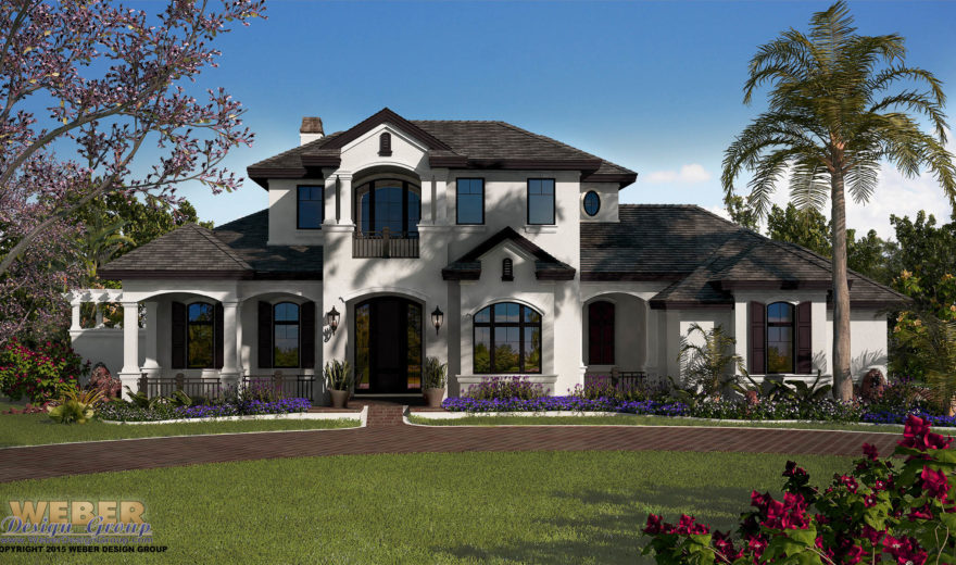 French Country Style House Plans Weber Design Group Naples Fl