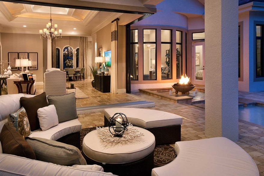 covered outdoor living space that connects indoor comfort with fresh-air relaxation