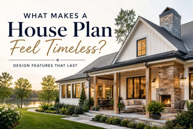What Makes a House Plan Feel Timeless blog featuring a timeless house plan with outdoor living