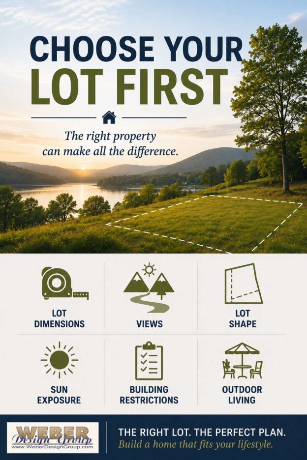How to choose the right lot before selecting a house plan